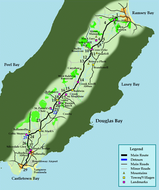 Millennium Way Map