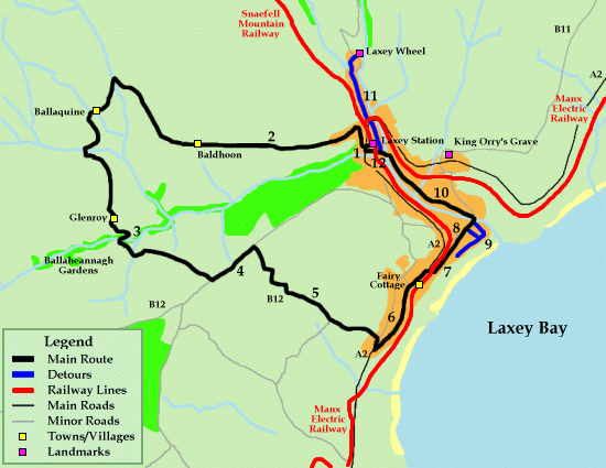 Laxey Cycle Route 6