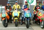 Ryan McCay (2nd from left) after coming 2nd in the Newcomers B Race.