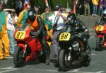Geoff Smale (number 88) at Start Line, Douglas.