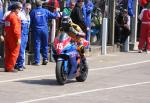 Guy Martin in the pits, Douglas.