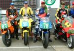Stuart Sturrock (3rd from left) after winning Newcomers C.