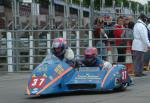 Andy Kinsella/Timothy Dixon at the TT Grandstand, Douglas.