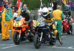 Ian Hickey (number 26) at Start Line, Douglas.
