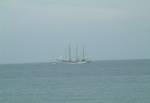 Tall Ship in Douglas Bay
