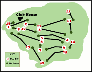 King Edward Bay Golf Course Map