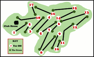 Peel Golf Course Map