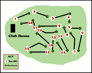Pulrose Golf Course Map