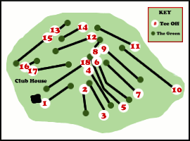 Rowany Golf Course Map