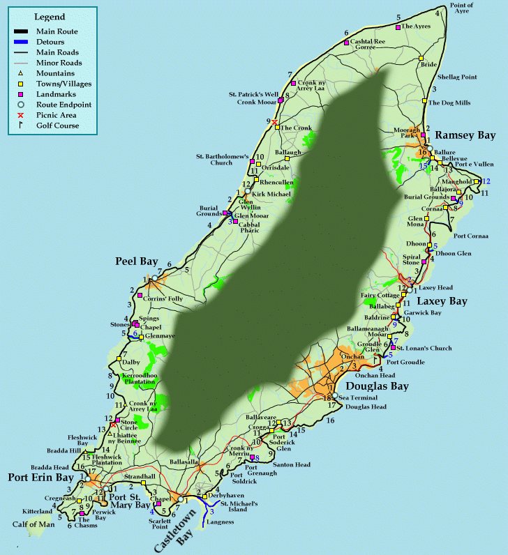 Road of the Gull Map