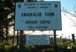 Knockaloe (Camp) Farm Sign