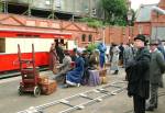 Five Children and It filming at Douglas Steam Railway Station