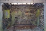 St Adamnan's Churchyard Crosses Inside Shelter