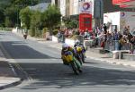 Steven Linsdell at Parliament Square in the Manx Grand Prix Races