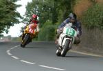 Phil Hickey (number 15) on Bray Hill, Douglas.