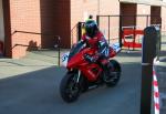 Mark Parrett at the TT Grandstand, Douglas.