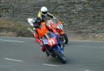 Ian Hutchinson (number 19) at Governor's Bridge, Douglas.