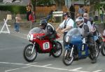 Terry McGinty (17) at the Practice Start Line, Douglas.