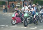 Eleanor Forrest (79) during practice, leaving the Grandstand, Douglas.