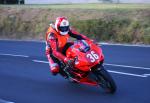 Marcus Bisson at Signpost Corner, Onchan.