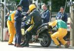 John Killeen in pits, Douglas.