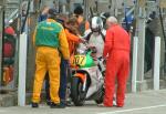 Colin Salter in the pits, Douglas.