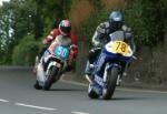 Robert McCrum (number 50) on Bray Hill, Douglas.