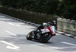 Mark Buckley approaching Braddan Bridge.