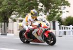 Guy Martin at Ballaugh Bridge.