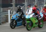 Johnny Bradshaw (48) during practice, leaving the Grandstand, Douglas.