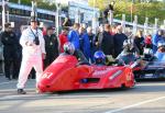 Mark Autton/Robert Bell at the TT Grandstand, Douglas.