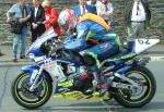 Thierry Demoly leaving Start Line, Douglas.