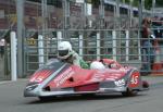 Alan Langton/Stuart Graham at the TT Grandstand, Douglas.