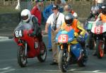 Harold Bromiley (number 84) at Start Line, Douglas.