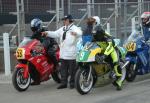 Andrew Kneale (9) at the Practice Start Line, Douglas.