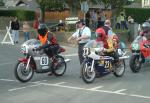 Alan Bennie leaving the Practice Start Line, Douglas.