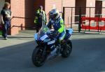 John Crellin at the TT Grandstand, Douglas.