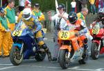 James Kirby (number 36) at Start Line, Douglas.