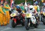 Chris Wedgwood (number 19) at Start Line, Douglas.