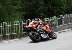 David Hewson approaching Braddan Bridge.