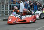 Roy Hanks/David Wells at the TT Grandstand, Douglas.