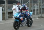 John Richards at the Practice Start Line, Douglas.