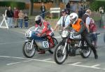 Norman Kneen (86) at the Practice Start Line, Douglas.