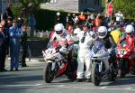 Liam Quinn (44) at the TT Grandstand, Douglas.