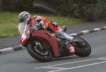 John McGuinness at Signpost Corner, Onchan.