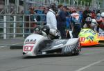 Nick Crowe/Darren Hope at the TT Grandstand, Douglas.