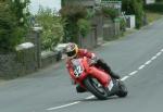 John Barton approaching Sulby Bridge.