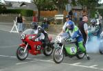 Brian Donovan leaving the Practice Start Line, Douglas.