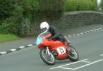 Grahame Rhodes at Signpost Corner, Onchan.