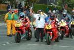 Dave Jones (76) at the Start Line, Douglas.